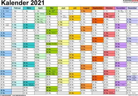 Kalender Juni 2021 Als Excel Vorlagen Riset