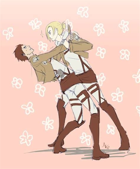 Dance Eren Jaeger Jäger Yeager And Annie Leonhardt Leonhart