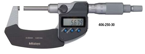 Mitutoyo Series 406 Digimatic Straight Line Micrometer Outside Micrometer