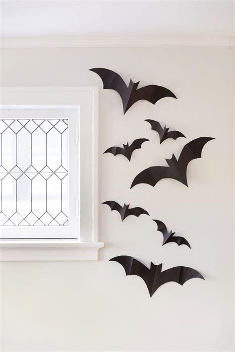 Easy Diy Paper Bats Pretty Together