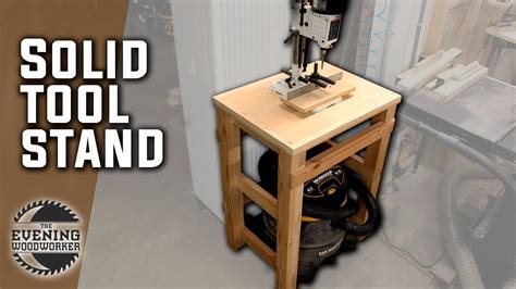 Diy Tool Stand Made From 2x4s Evening Woodworker Youtube