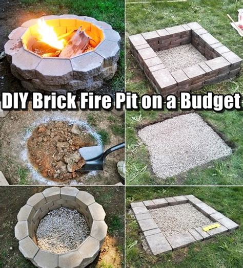 Cool diy backyard brick barbecue ideas there is no better thing than making a grill in your backyard to enjoy your time with family. DIY Brick Fire Pit on a Budget - SHTF & Prepping Central