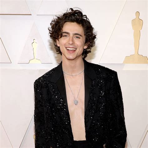 Timothee Chalamet Goes Shirtless On The Oscars Red Carpet