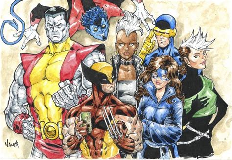 Todd Nauck Marvel Comics Art X Men Superhero Art