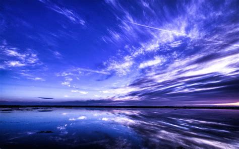 Blue Aurora Sky Landscape Wallpapers Hd Images Download Landscape
