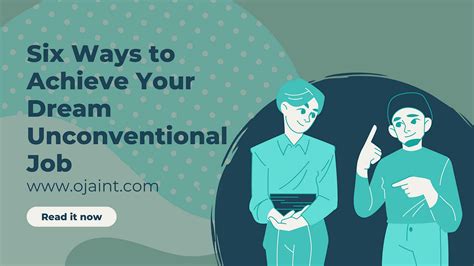 Six Ways To Achieve Your Dream Unconventional Job By Courtanae Heslop