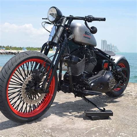 Harley Bobber Springer Sdt Flotadores Motocicleta Bobber Mundo Moto