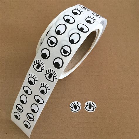 Roll Of Eyeball Stickers Stickers Eyeball Accessories
