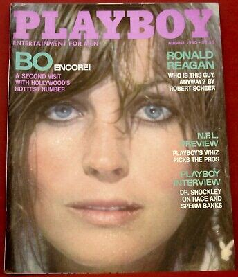 Mavin Playboy Magazine August Featuring Bo Derek Near Mint Condition