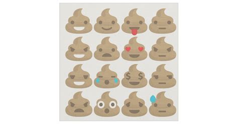 Poop Emojis Fabric Zazzle