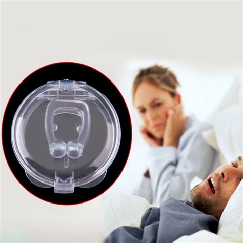 Portable Stop Snoring Anti Snore Magnetic Nose Clip Apnea Guard Care