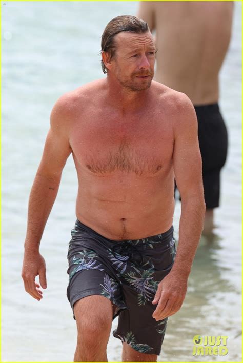 Photo Simon Baker Looks Fit Going For A Dip In The Ocean Photo