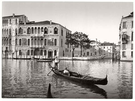 Historic Bandw Photos Of Venice Italy 19th Century Monovisions