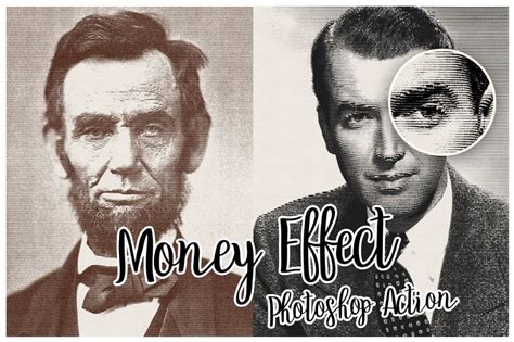 Money Engraving Photoshop Action In 2020 Photoshop Actions Photoshop