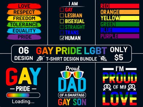Gay Pride Lgbt T Shirt Design Bundle 2 Buy T Shirt Designs