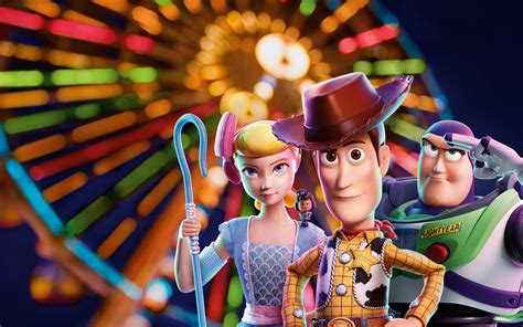 3840x2400 Toy Story 4 Bo Peep Woody Buzz Lightyear Movie Wallpaper