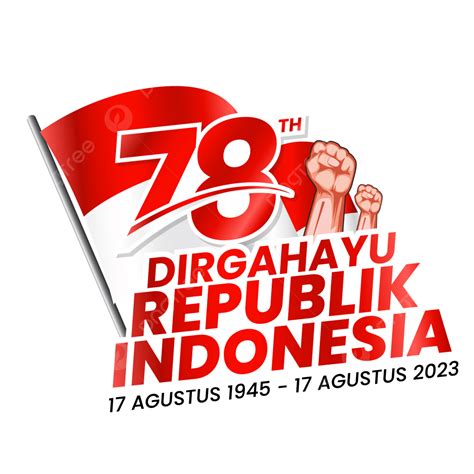 Official Logo Of Hut Ri Th Happy Republic Of Indonesia Hut Ri