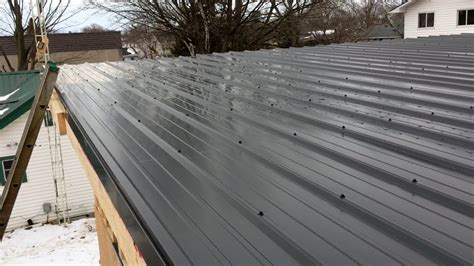 Ebp Metal Roofing Garage Flat Roof Youtube