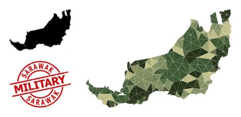 Sarawak Map Vector Images Over 350