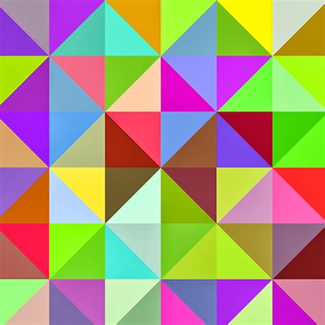 Doodlecraft Colorful Triangles Geometric Freebies