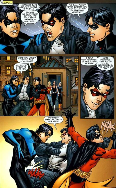 Nightwing Robin And Jason Todd Teen Titans 47 Dc Just Saving