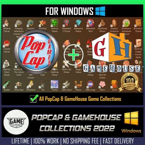 Classic Pc Games Collection Gamehouse Popcap Bigfish Nostalgia
