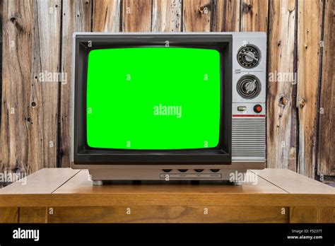 Vintage Portable Television Chroma Key Hi Res Stock Photography And