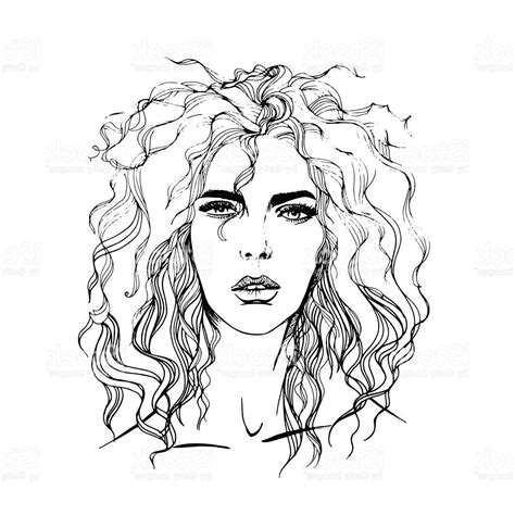 Female Face Drawing At Explore Collection Of