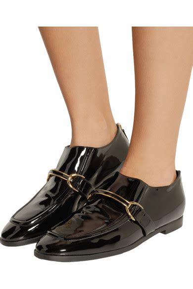 Stella Mccartney Faux Patent Leather Loafers Net A Portercom