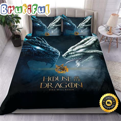 Fire Will Reign House Of The Dragon Bedding Set In 2022 Dragon Bedding Bedding Set Bed