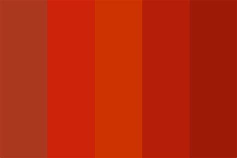 Chinese Red Dark Color Palette