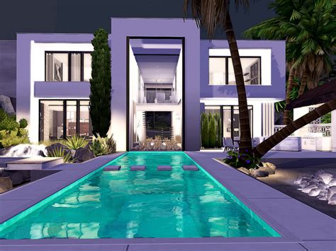 The Sims Resource Luxury Villa No Cc