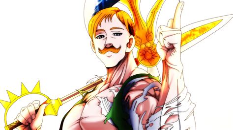 Escanor With White Background 4k Hd The Seven Deadly Sins Wallpapers