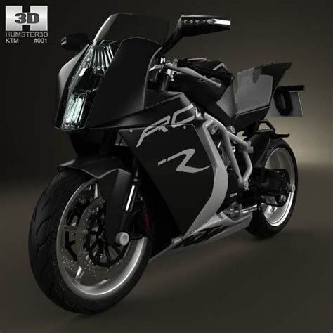 The ktm 1190 rc8 was a sport bike made by ktm. 3D model of KTM 1190 RC8 R 2012