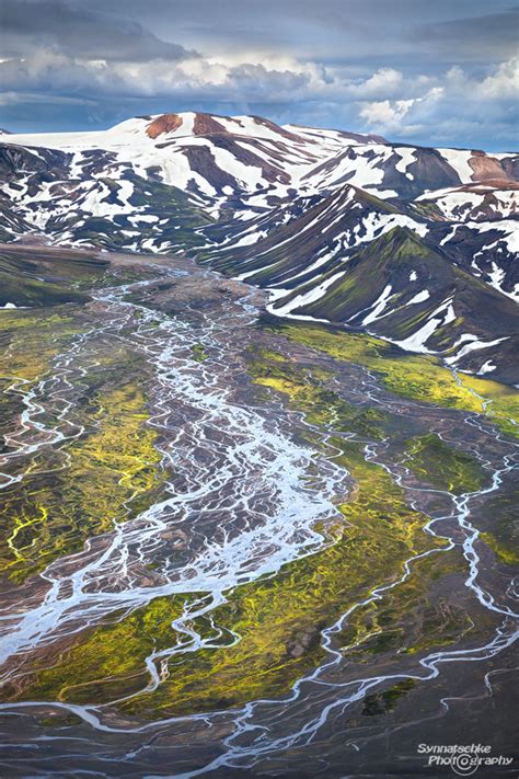 A Braided River Aerials Iceland Europe Synnatschke Photography