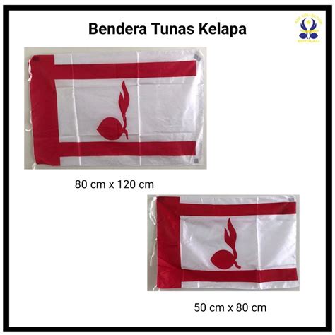 Jual Bendera Tunas Kelapa Besar 80 X 120 Kecil 50 X 80 Shopee Indonesia