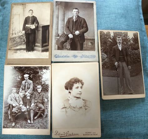 Job Lot Cabinet Card Cdv Cartes De Visite Antique Photographs Photo