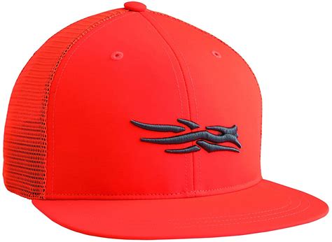 Easy Return Sitka Gear Blaze Orange Trucker Hat 90188 Bl Osfa For Sale