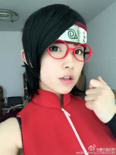 Sarada Uchiha Of Naruto Gaiden World Anime Cosplayer