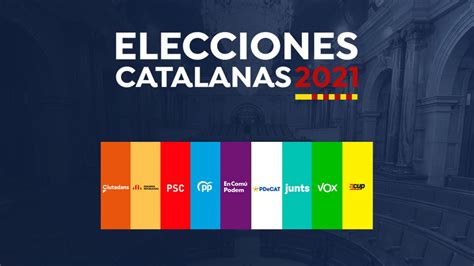 Estos son los partidos que se presentan a las Elecciones Cataluña 2021