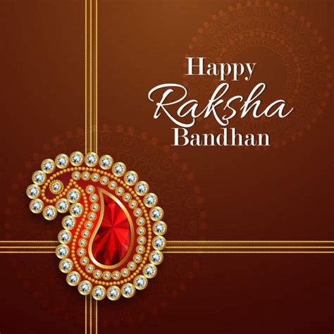 Raksha Bandhan Greeting Card Design For Happy Raksha Bandhan | Raksha ...