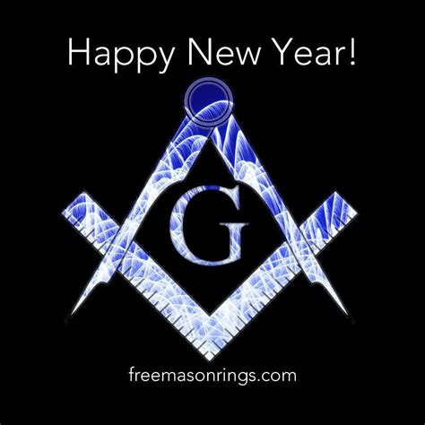 Happy New Year Masonic Art Prince Hall Mason Freemasonry