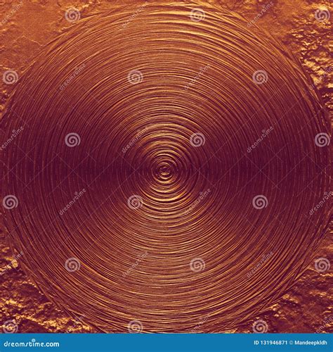 Copper Metallic Embossed Sheet Background Embossed Artwork On Gradient