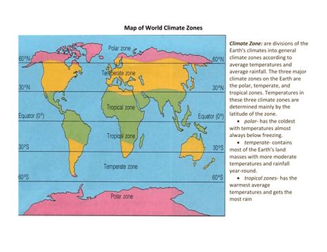What Are Earth S Three Main Climate Zones The Earth Images Revimageorg