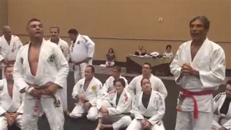 Rickson Gracie Promoted To Red Belt Watch Bjj