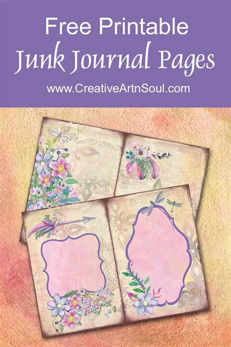 Free Printable Junk Journal Pages Junk Journals Are Fun And Easy To