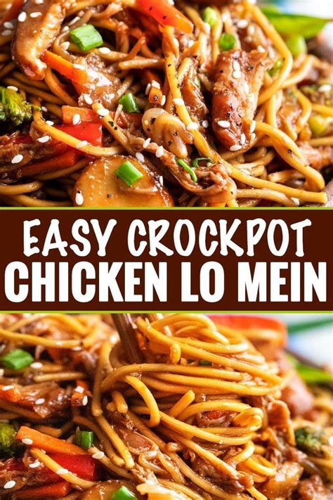 Sprinkle lightly with italian seasoning. This Crockpot Chicken Lo Mein is the perfect weeknight ...