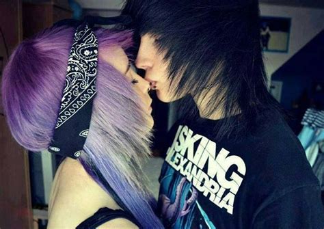 Pin By Alison Curd On Scene Hair Emo Couples Emo Scene Hair Cute