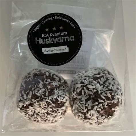 Chokladbollar Produktsida Catering Ica Kvantum Huskvarna
