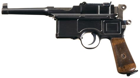 Desirable Six Shot Mauser Model 1896 Bolo Semi Automatic Pistol Rock
